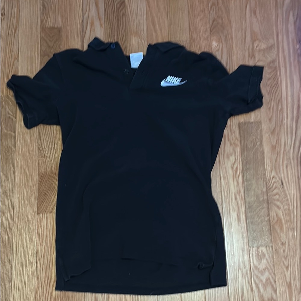 Nike Black Short Sleeve Polo